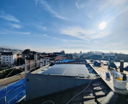 Vue sur la toiture - Allières - Lausanne