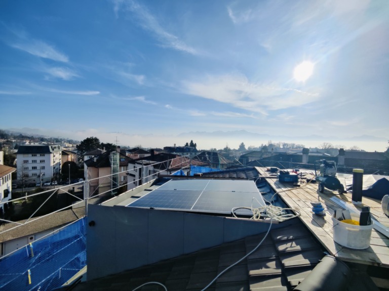 Vue sur la toiture - Allières - Lausanne