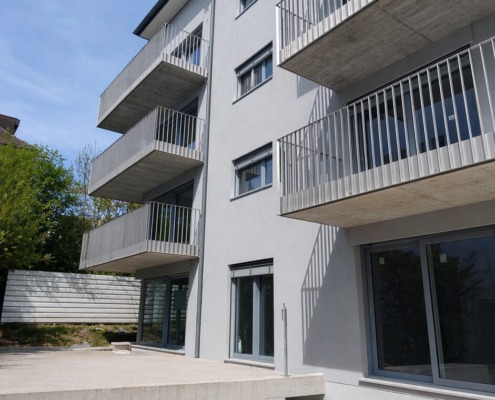 Façade sud Chantier - Allières - Lausanne